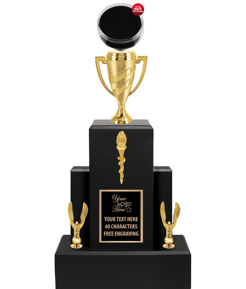 20.75" BLACK WOOD TRP/GOLD CUP
