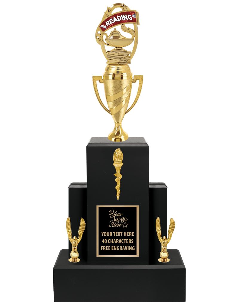 20.75" BLACK WOOD TRP/GOLD CUP