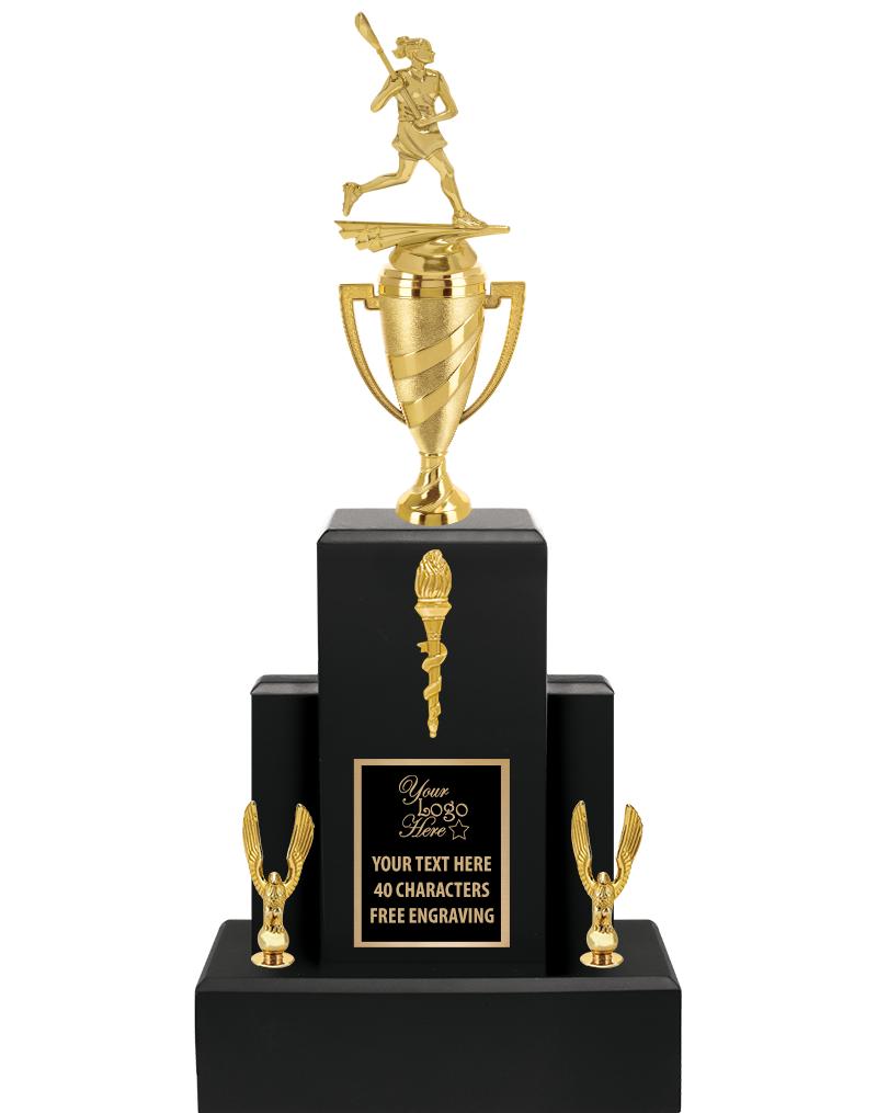 20.75" BLACK WOOD TRP/GOLD CUP