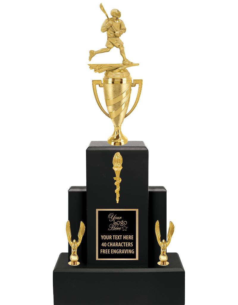 20.75" BLACK WOOD TRP/GOLD CUP