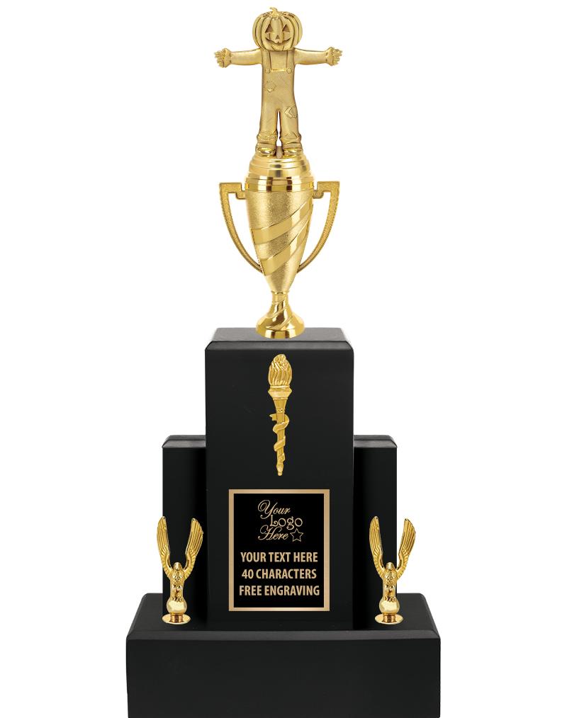 20.75" BLACK WOOD TRP/GOLD CUP