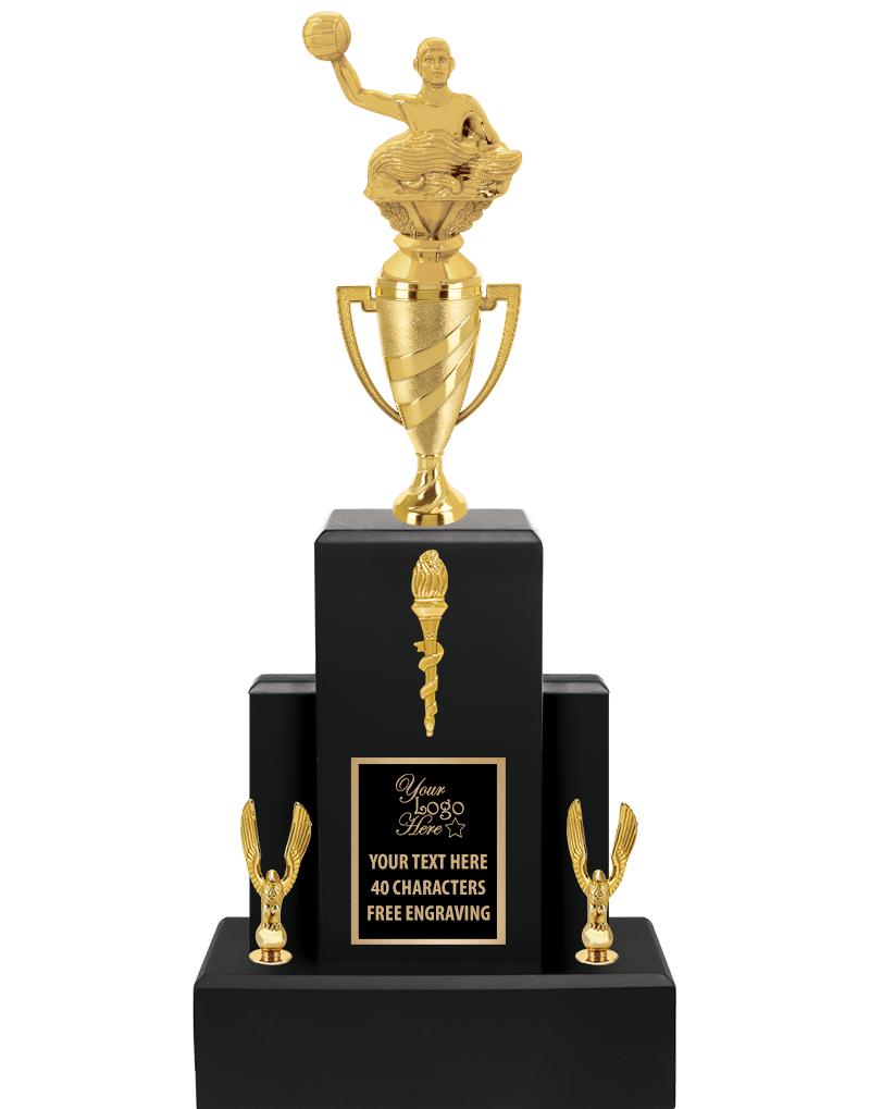 20.75" BLACK WOOD TRP/GOLD CUP