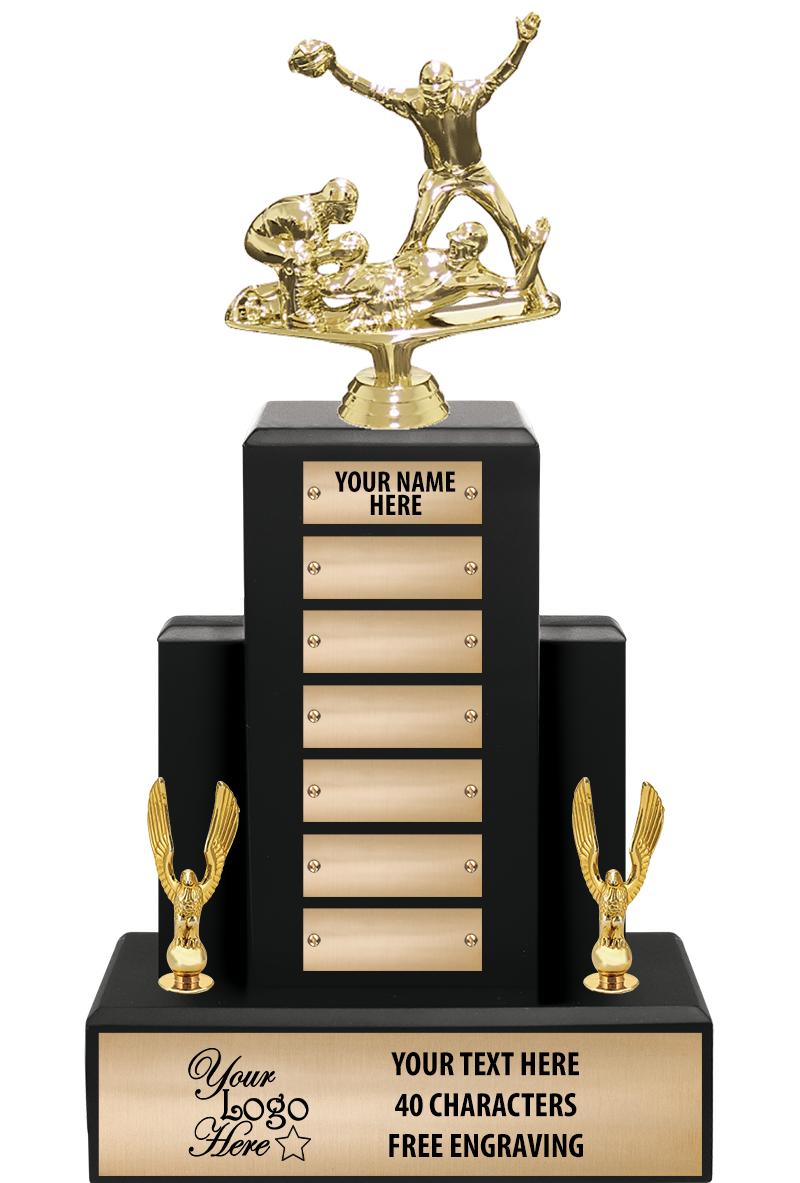 15.75" BLACK WOOD PPTL TROPHY