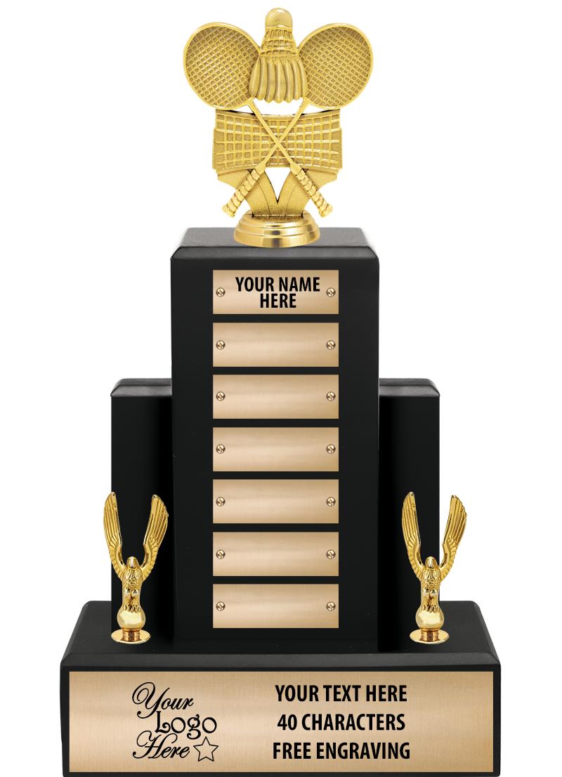 15.75" BLACK WOOD PPTL TROPHY