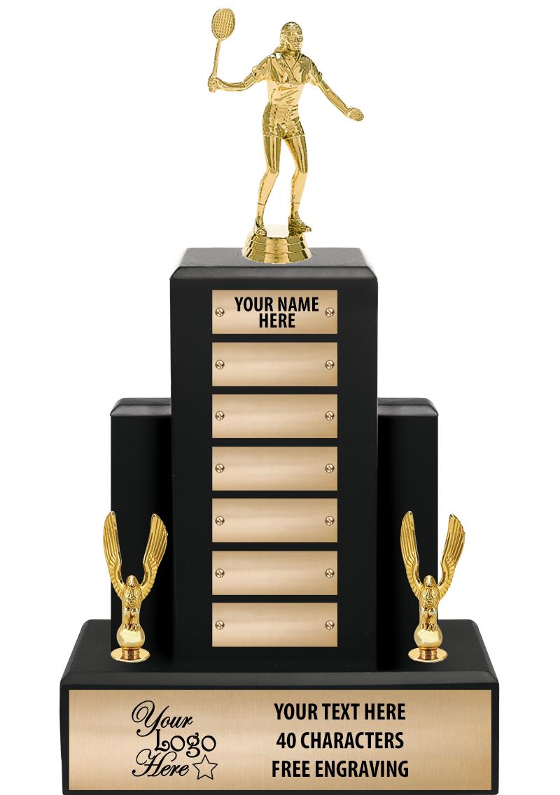 15.75" BLACK WOOD PPTL TROPHY