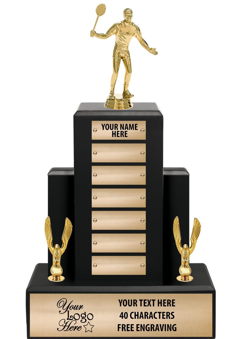 15.75" BLACK WOOD PPTL TROPHY