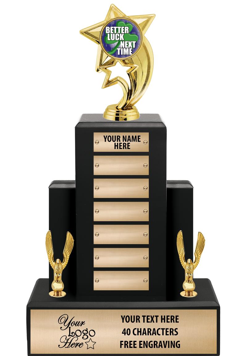 15.75" BLACK WOOD PPTL TROPHY