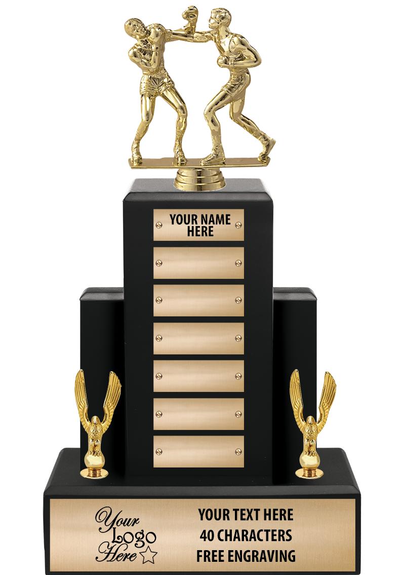 15.75" BLACK WOOD PPTL TROPHY