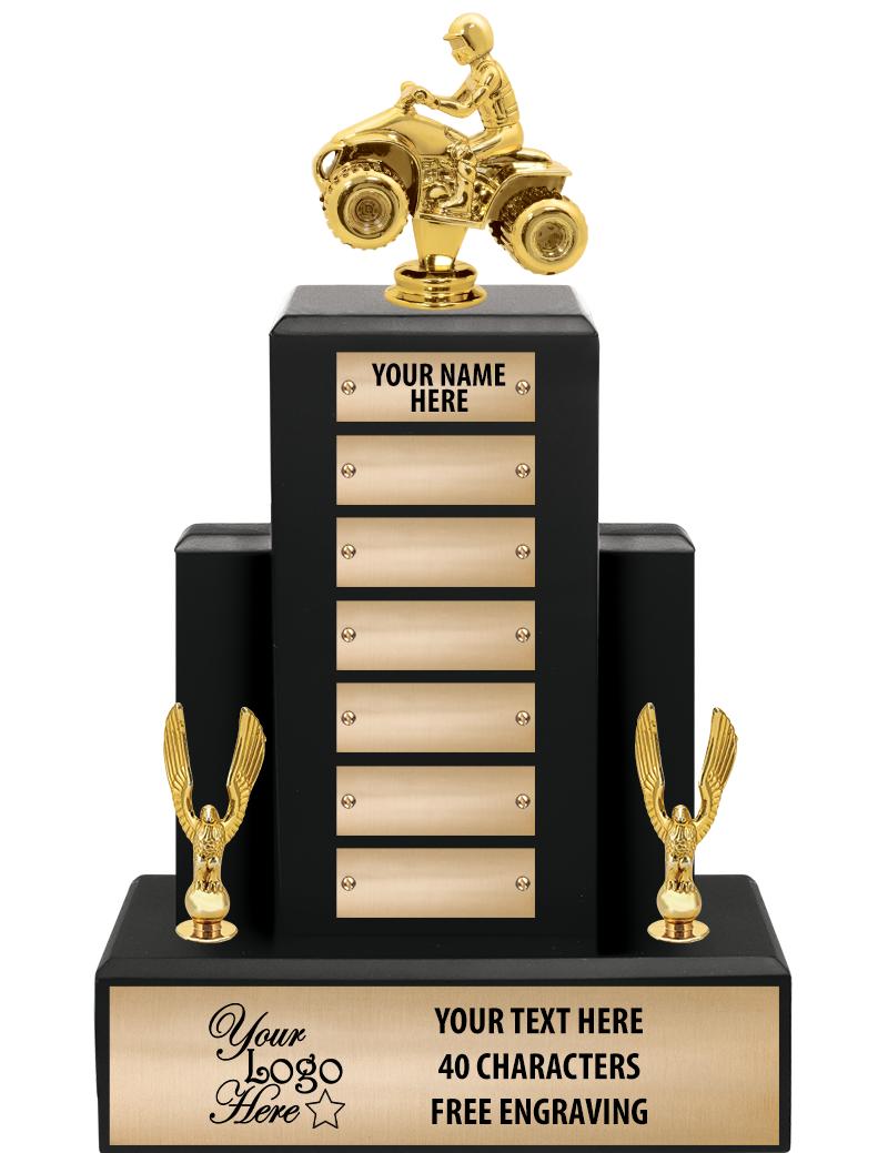 15.75" BLACK WOOD PPTL TROPHY