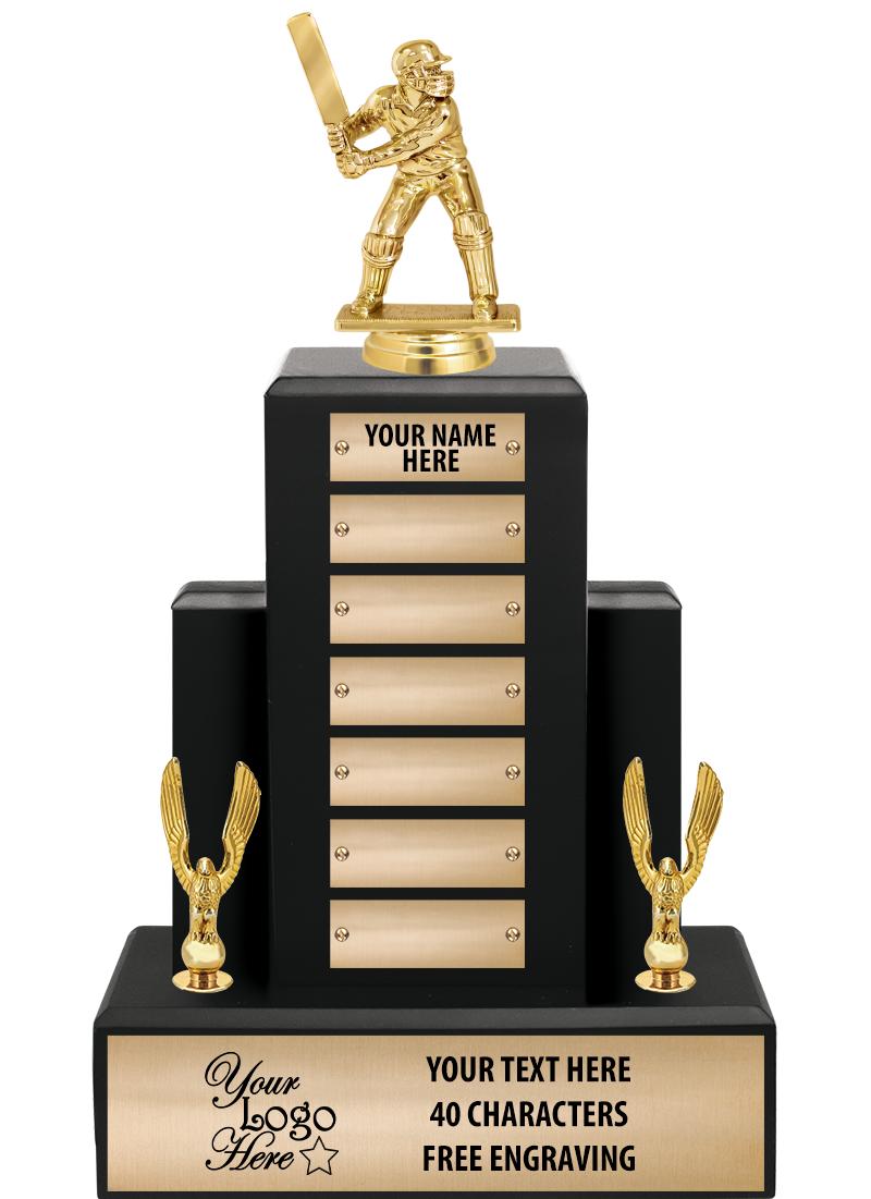 15.75" BLACK WOOD PPTL TROPHY