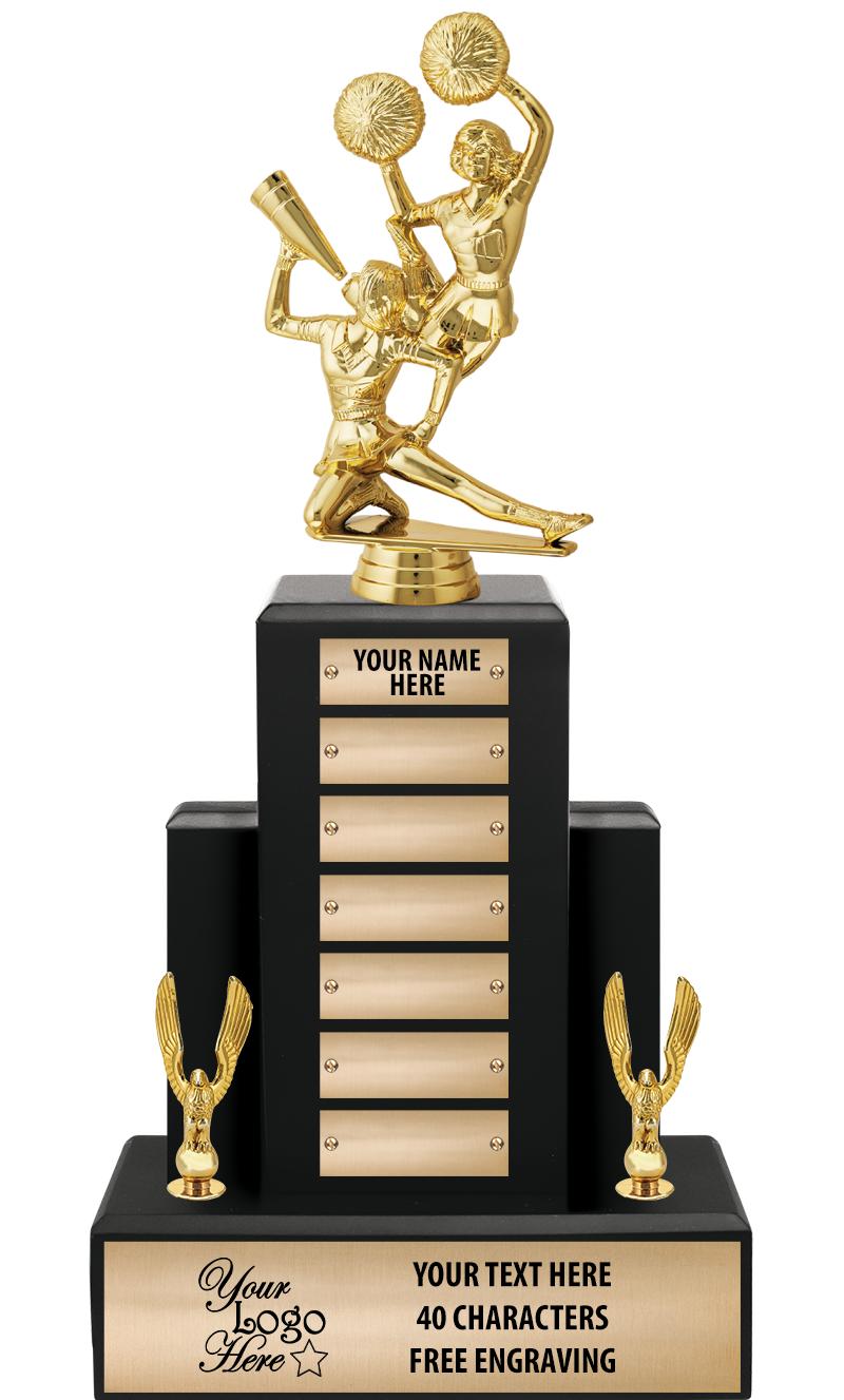 15.75" BLACK WOOD PPTL TROPHY