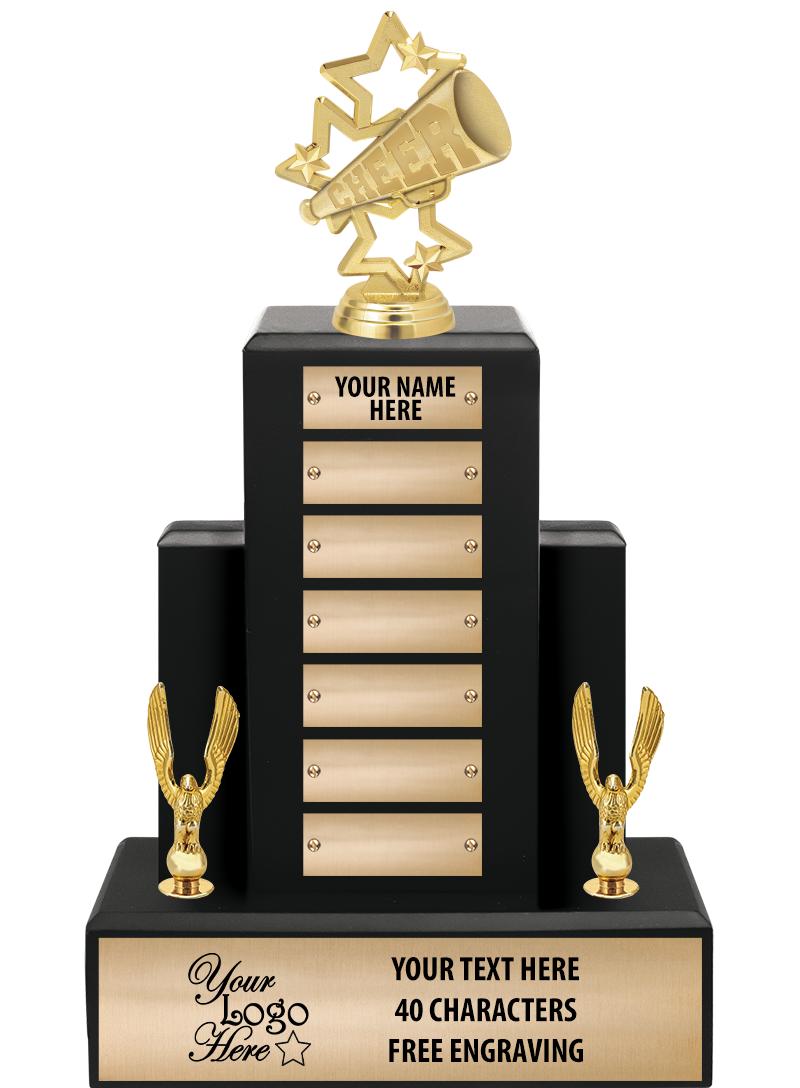 15.75" BLACK WOOD PPTL TROPHY