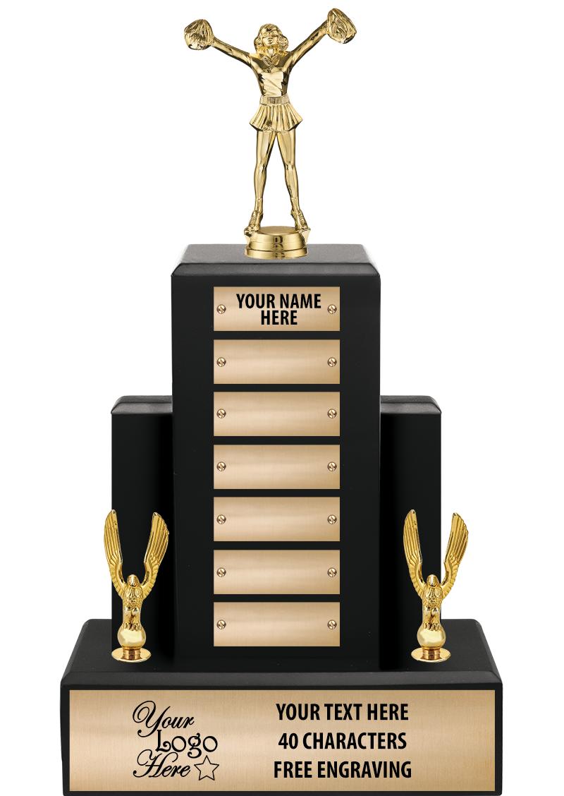 15.75" BLACK WOOD PPTL TROPHY