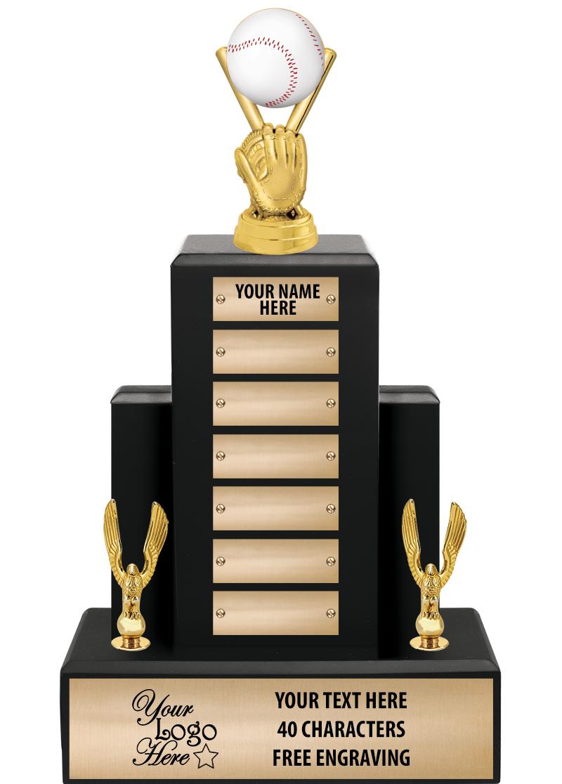 15.75" BLACK WOOD PPTL TROPHY