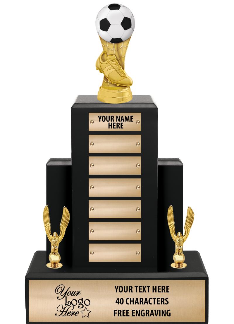 15.75" BLACK WOOD PPTL TROPHY