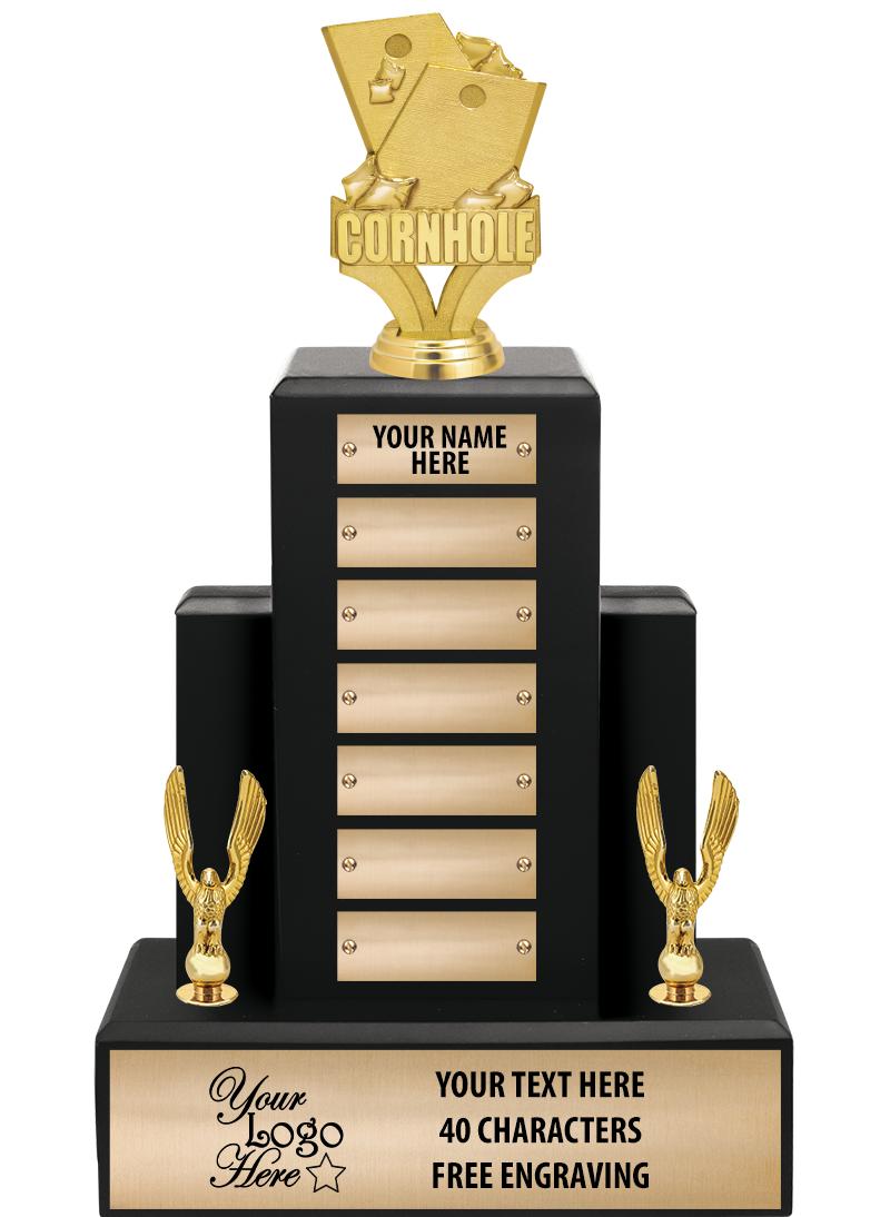 15.75" BLACK WOOD PPTL TROPHY