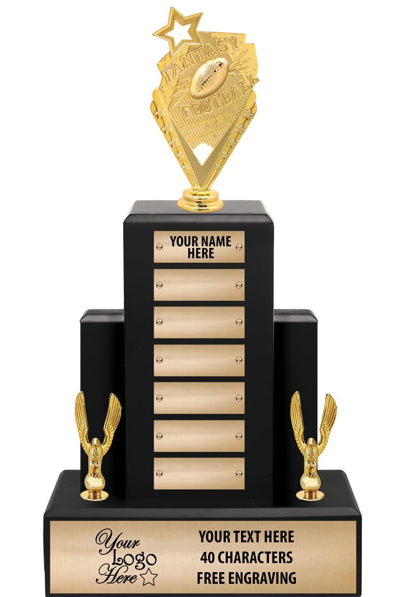 15.75" BLACK WOOD PPTL TROPHY