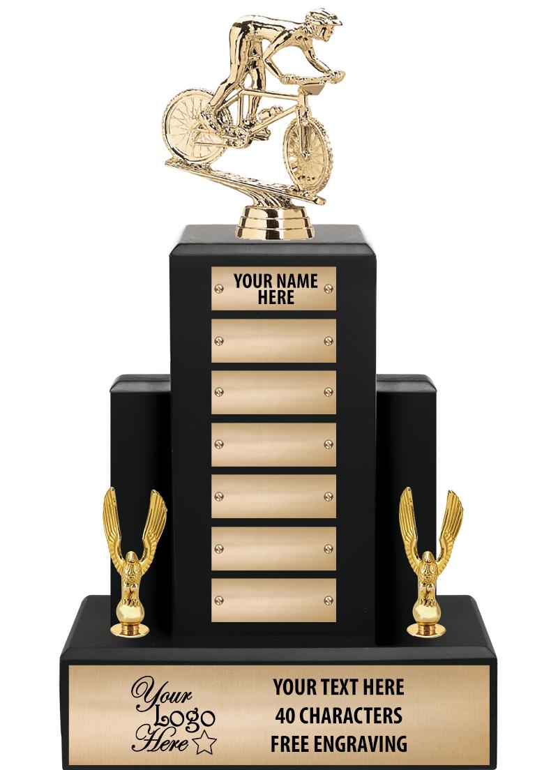 15.75" BLACK WOOD PPTL TROPHY