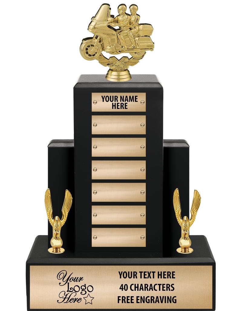 15.75" BLACK WOOD PPTL TROPHY