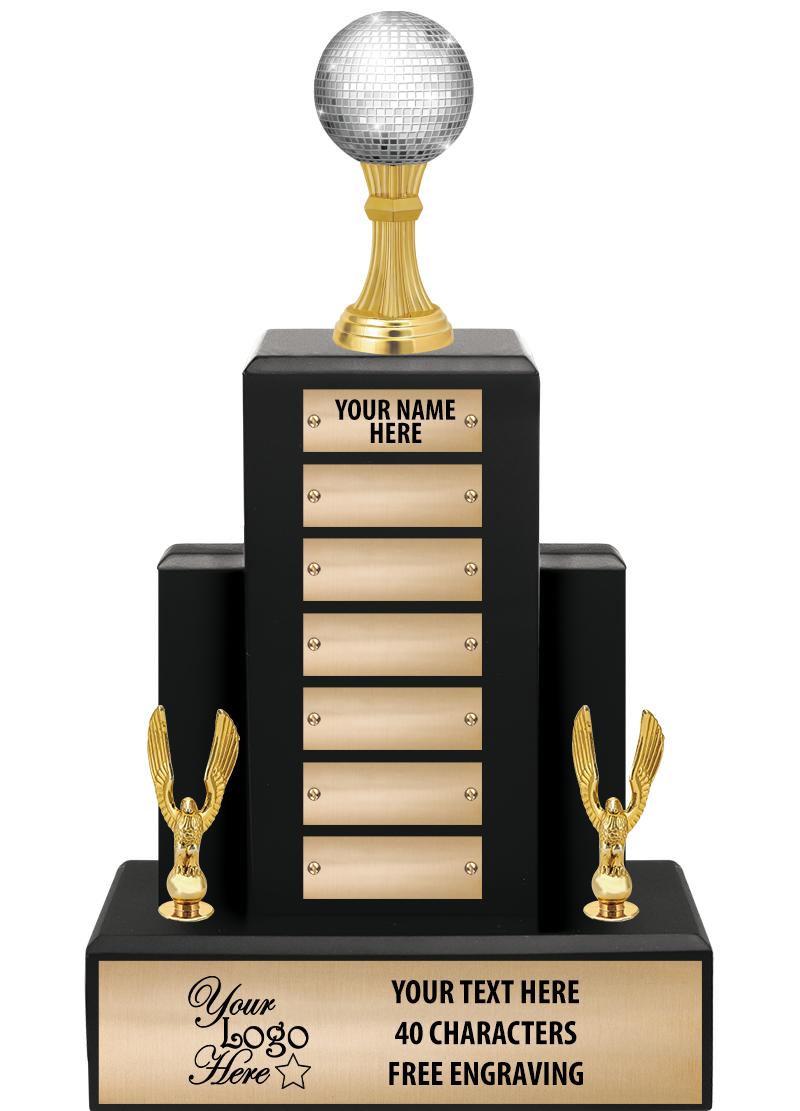 15.75" BLACK WOOD PPTL TROPHY