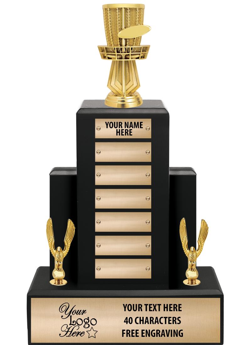 15.75" BLACK WOOD PPTL TROPHY