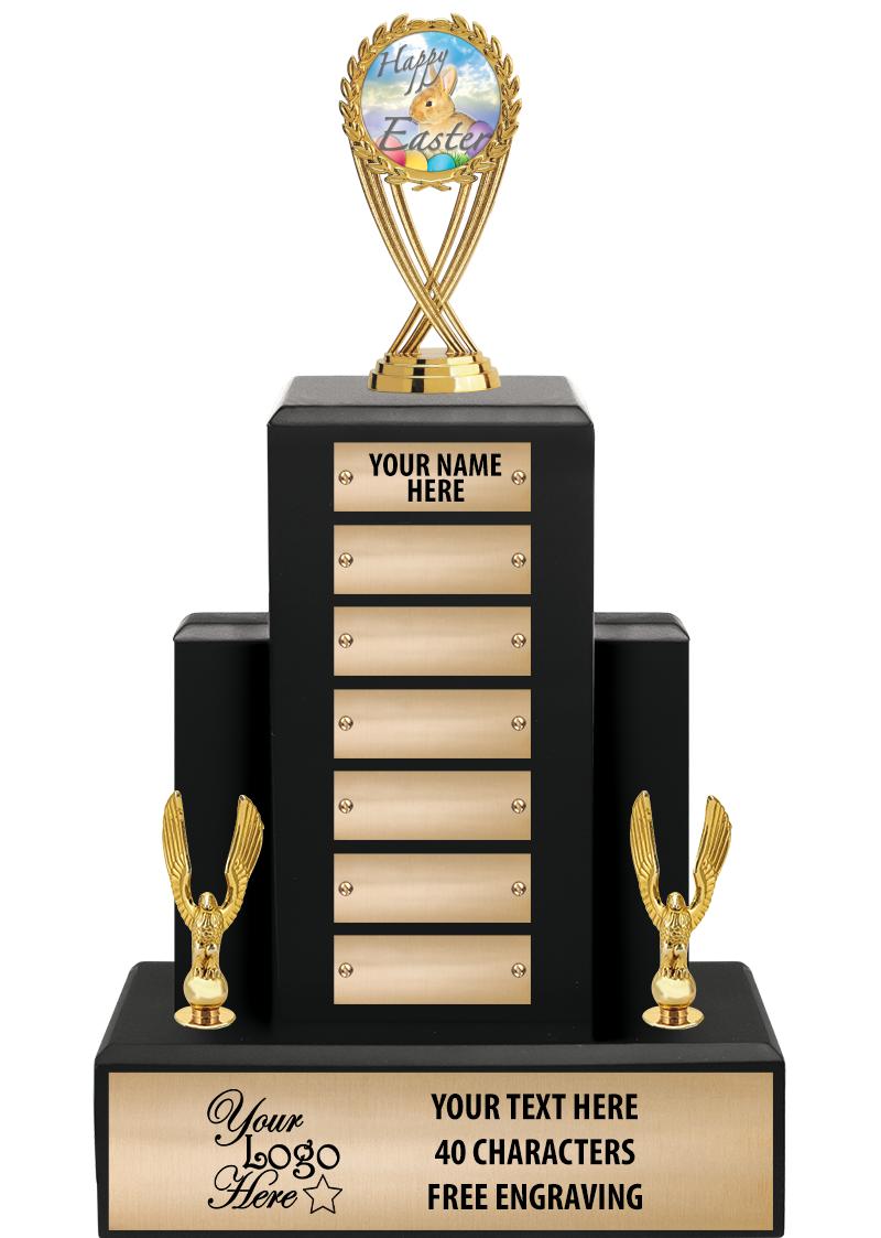 15.75" BLACK WOOD PPTL TROPHY