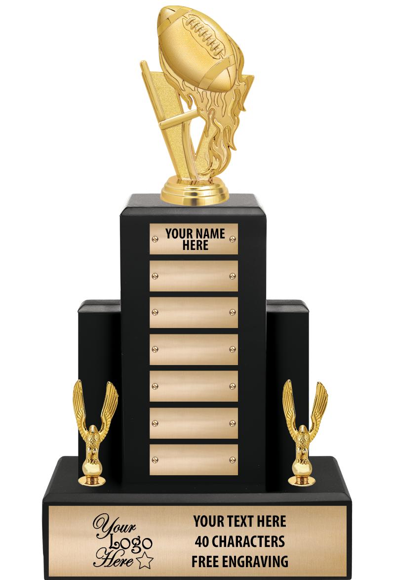 15.75" BLACK WOOD PPTL TROPHY