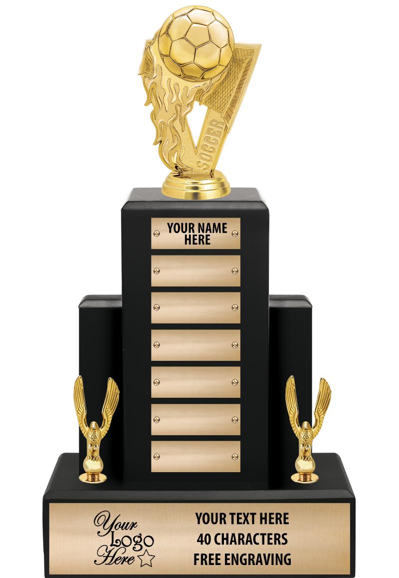 15.75" BLACK WOOD PPTL TROPHY