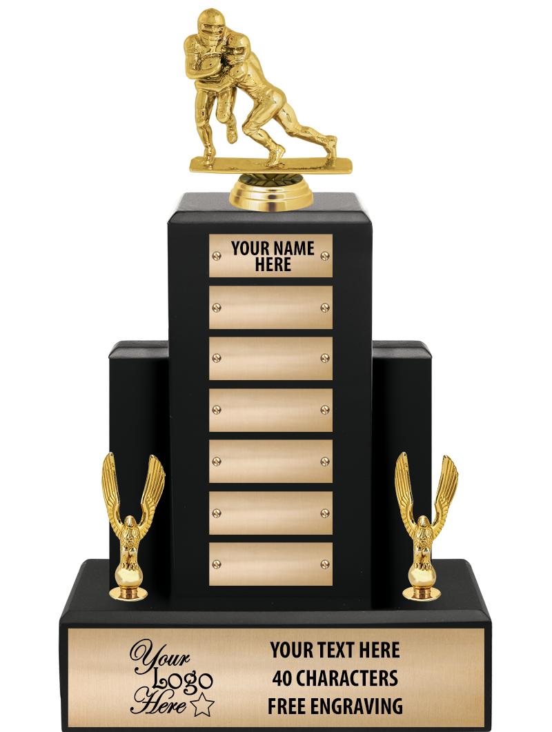 15.75" BLACK WOOD PPTL TROPHY