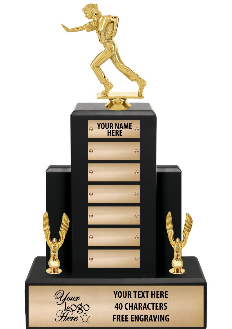 15.75" BLACK WOOD PPTL TROPHY