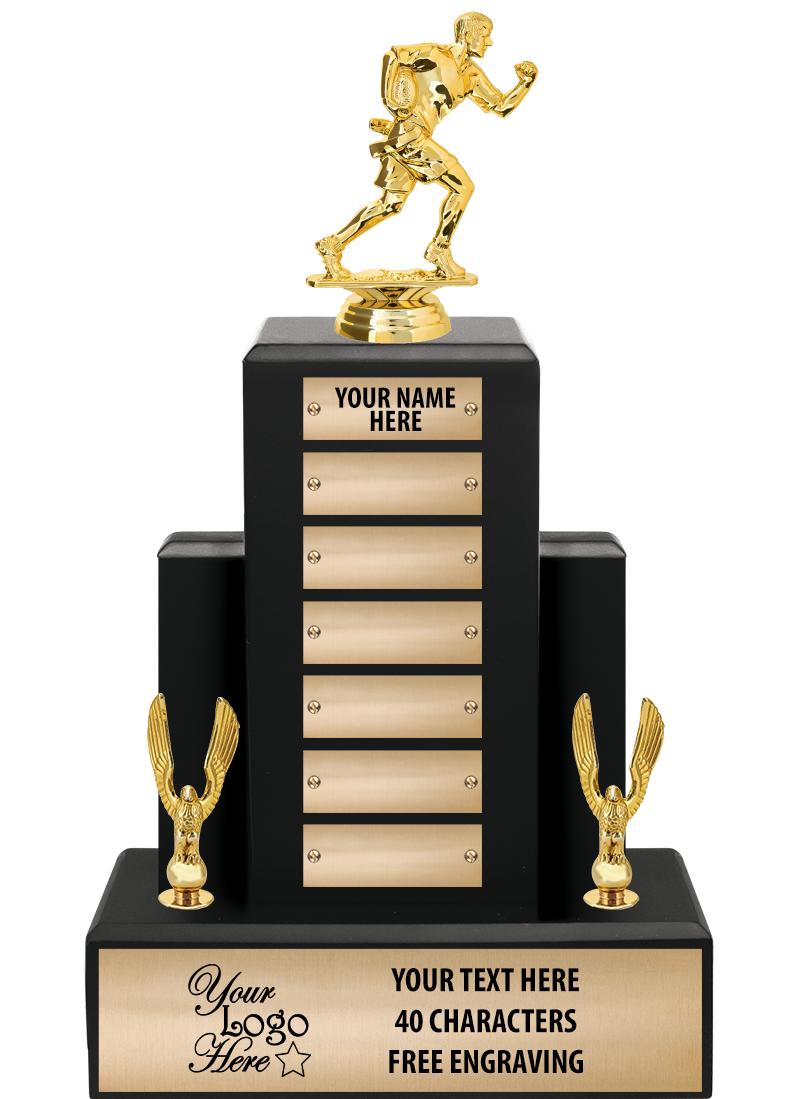 15.75" BLACK WOOD PPTL TROPHY