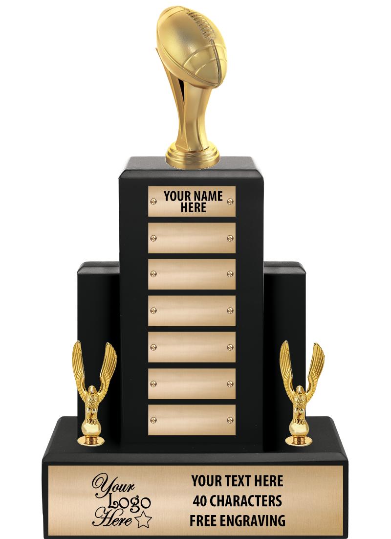 15.75" BLACK WOOD PPTL TROPHY