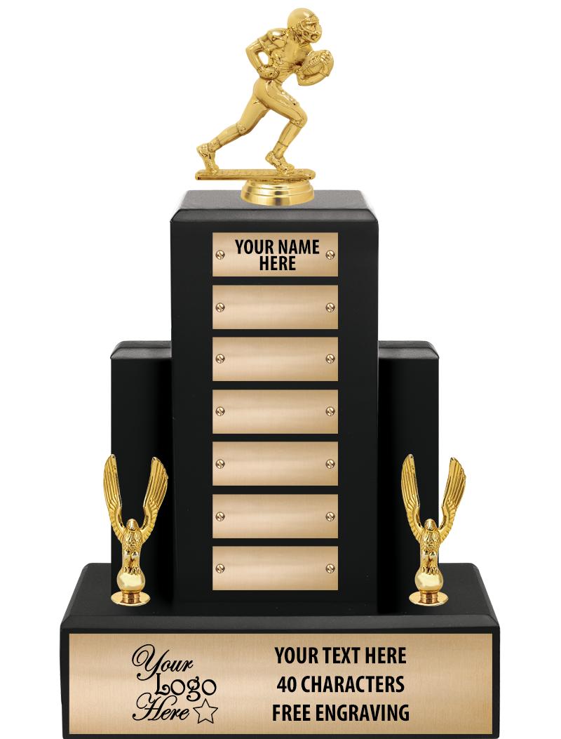 15.75" BLACK WOOD PPTL TROPHY