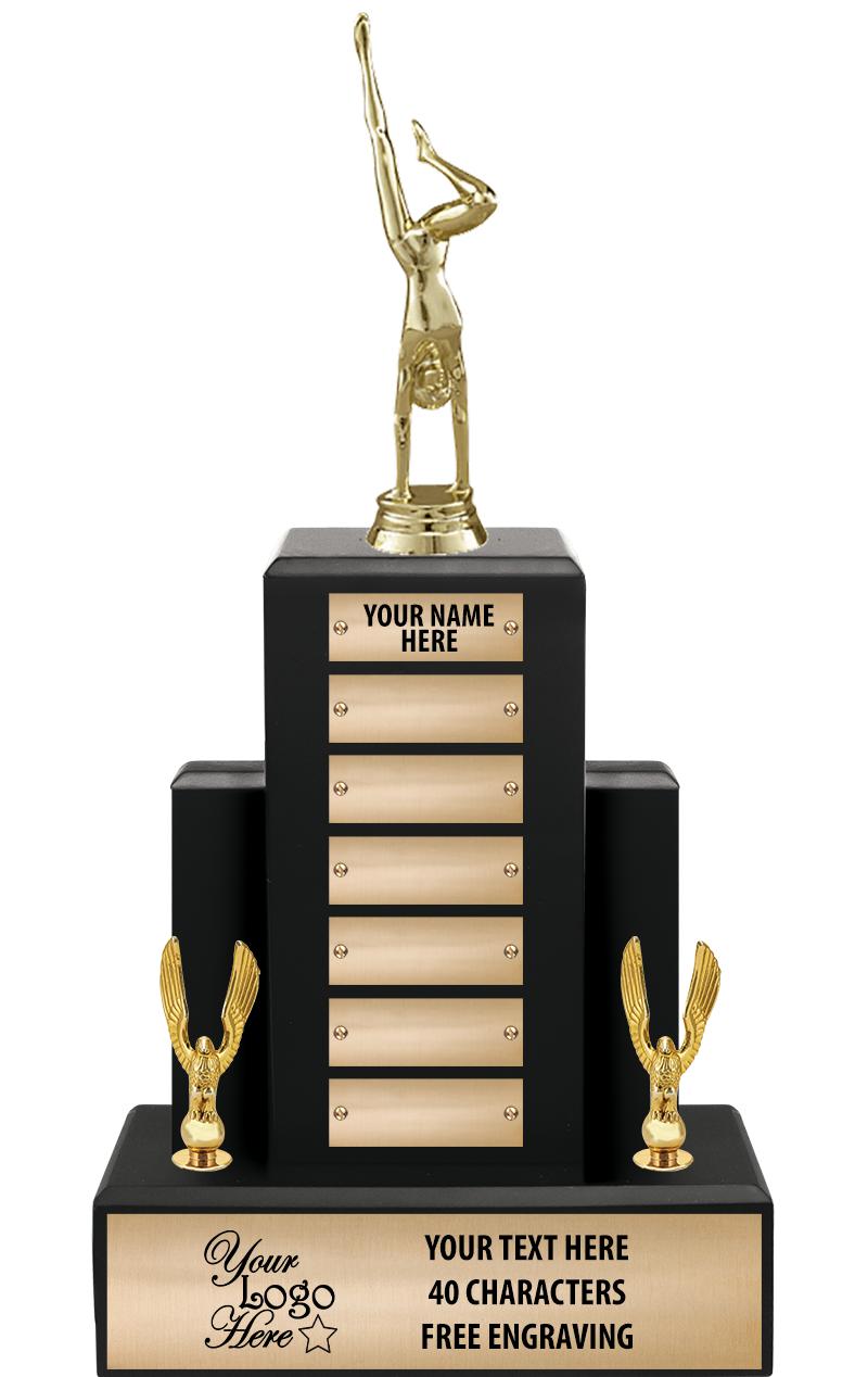 15.75" BLACK WOOD PPTL TROPHY