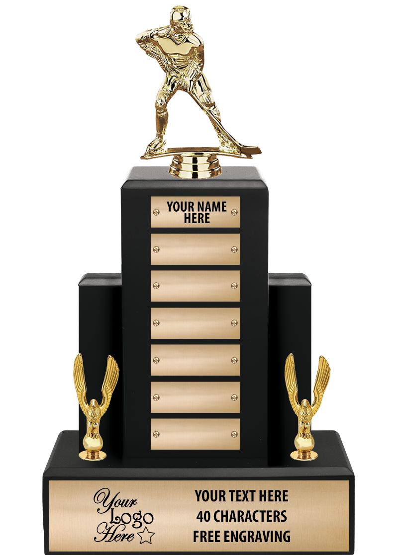 15.75" BLACK WOOD PPTL TROPHY