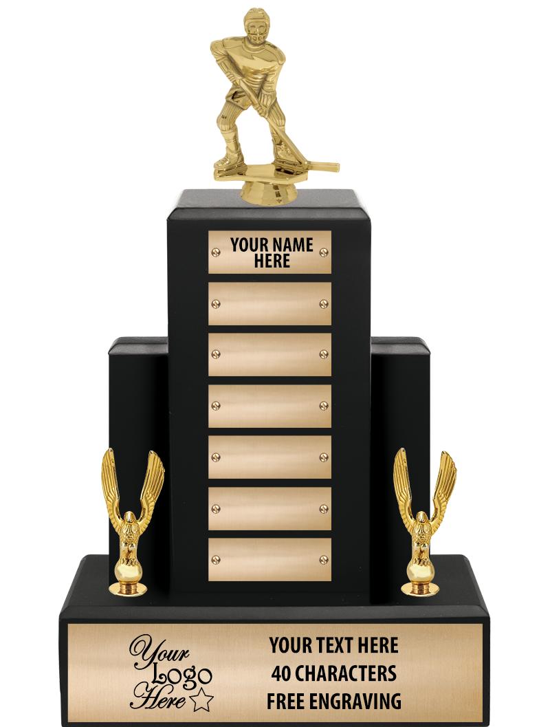 15.75" BLACK WOOD PPTL TROPHY