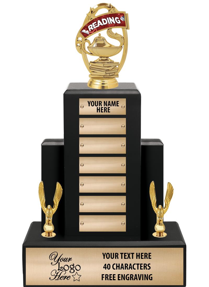 15.75" BLACK WOOD PPTL TROPHY