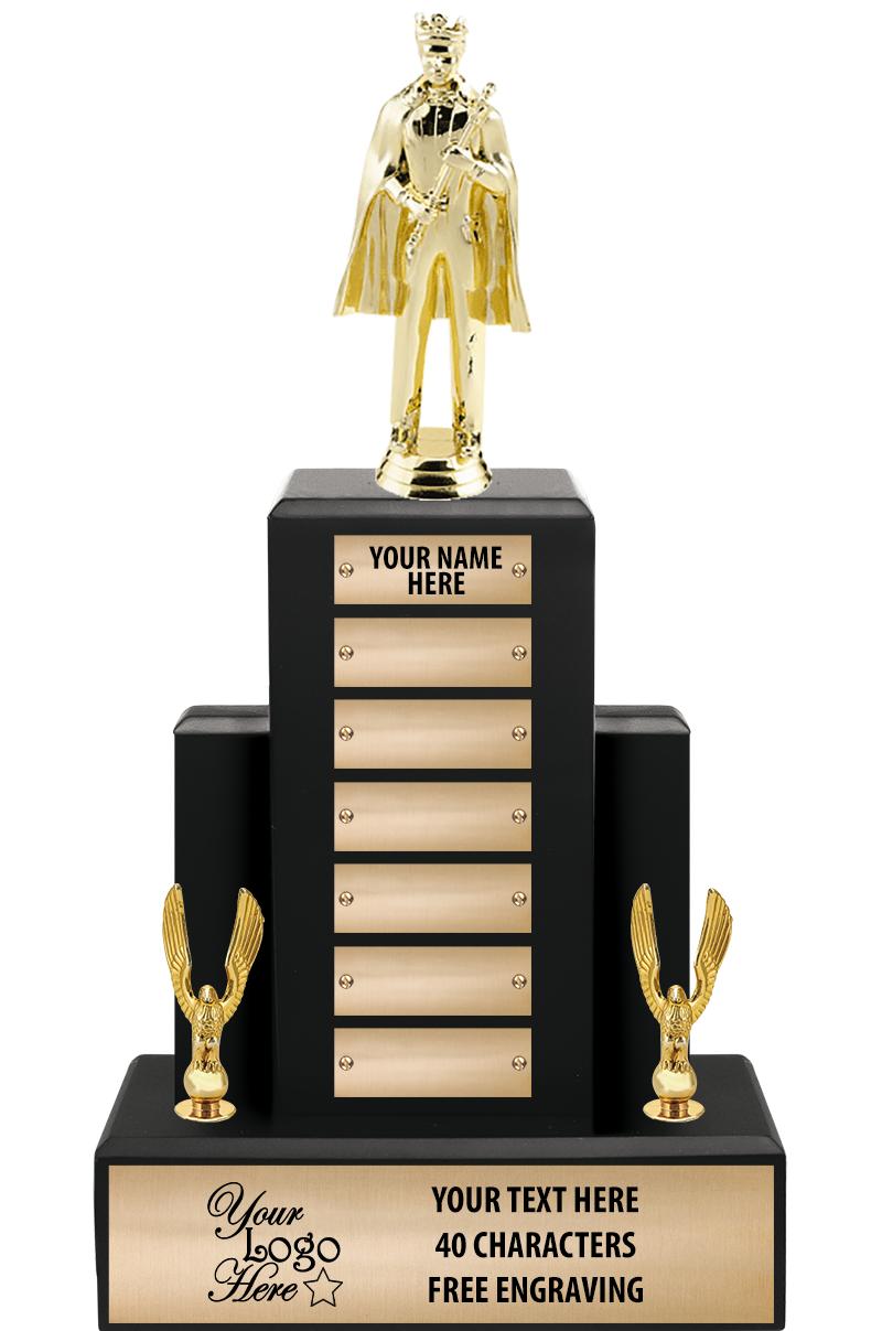 15.75" BLACK WOOD PPTL TROPHY