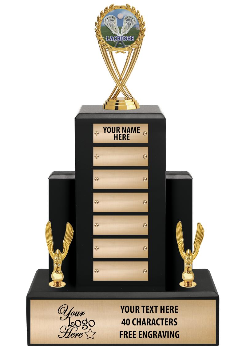 15.75" BLACK WOOD PPTL TROPHY