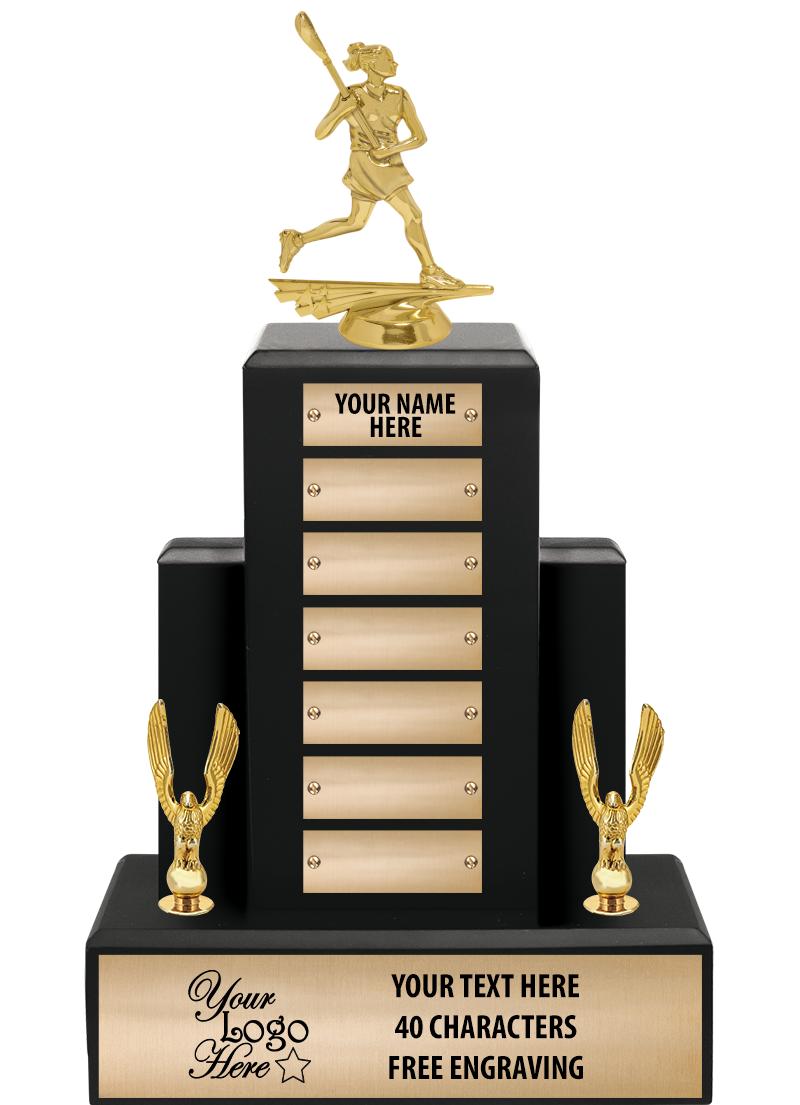 15.75" BLACK WOOD PPTL TROPHY