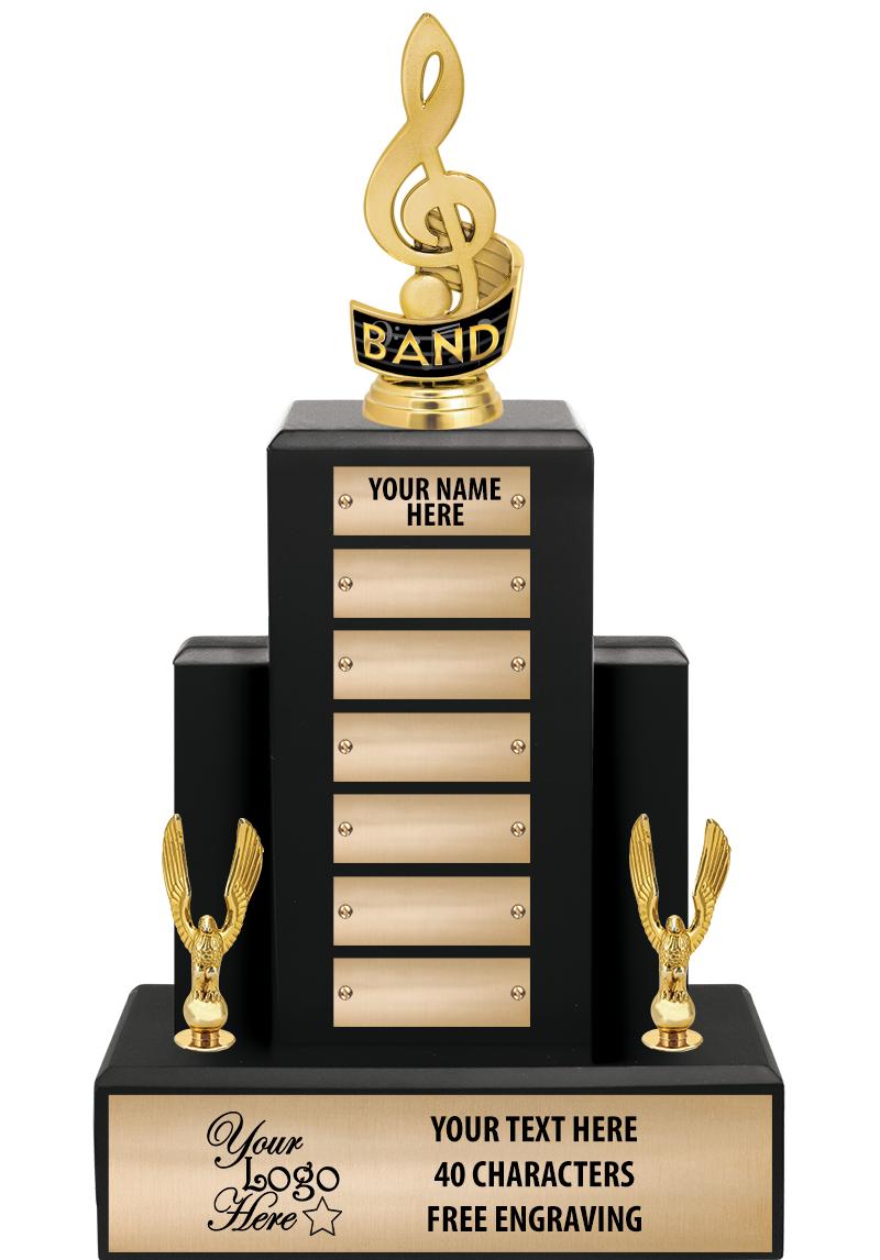 15.75" BLACK WOOD PPTL TROPHY