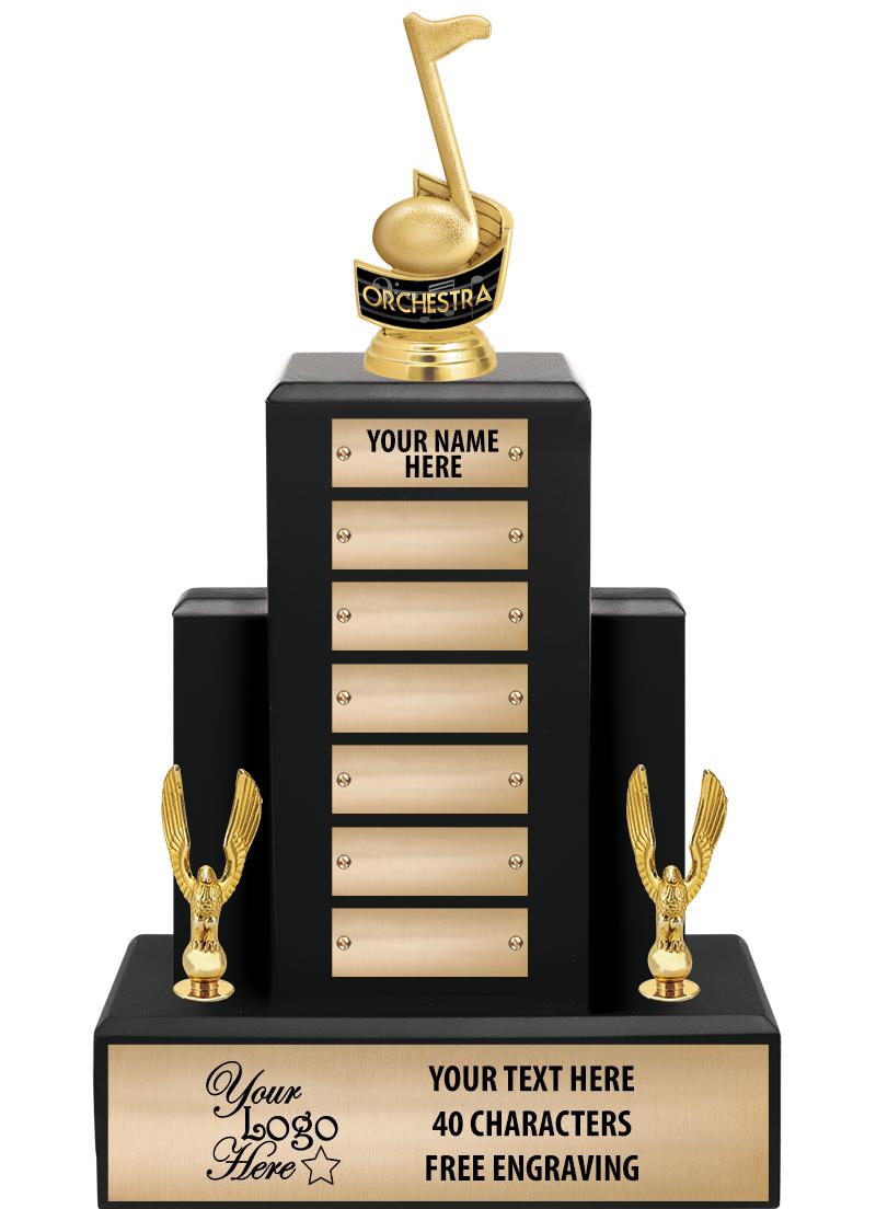 15.75" BLACK WOOD PPTL TROPHY