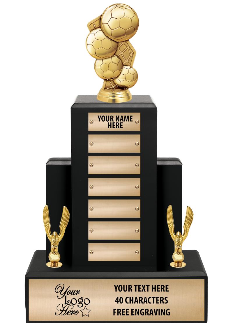 15.75" BLACK WOOD PPTL TROPHY