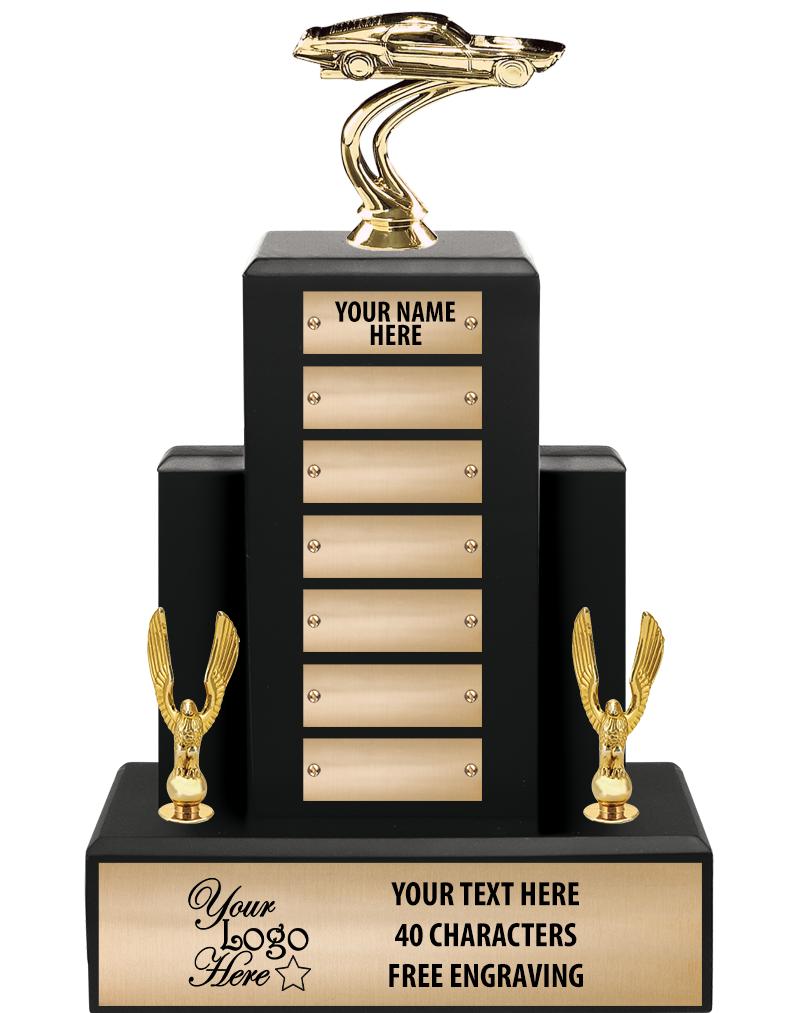 15.75" BLACK WOOD PPTL TROPHY