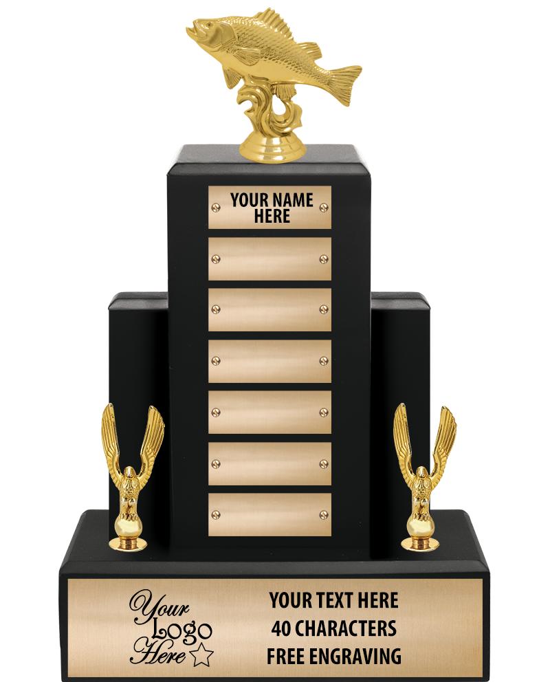 15.75" BLACK WOOD PPTL TROPHY