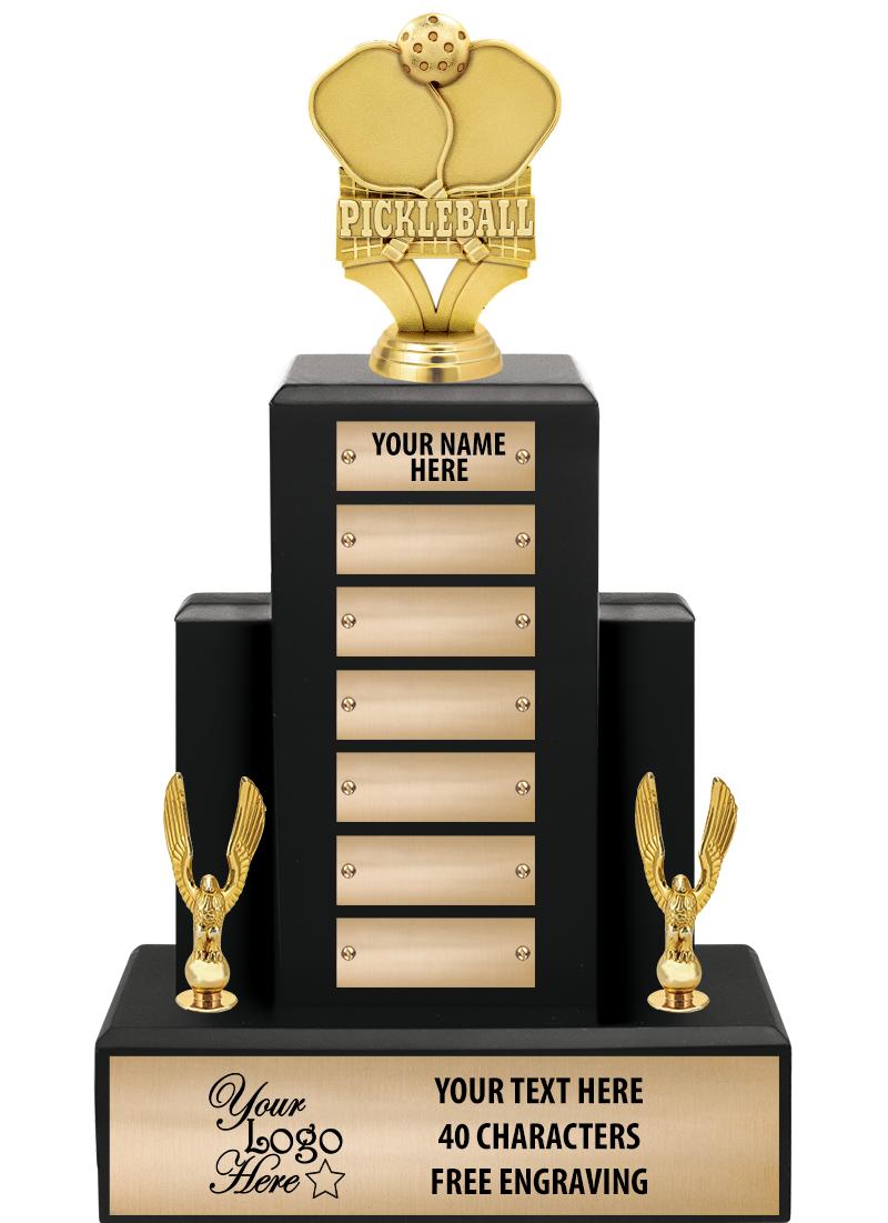 15.75" BLACK WOOD PPTL TROPHY