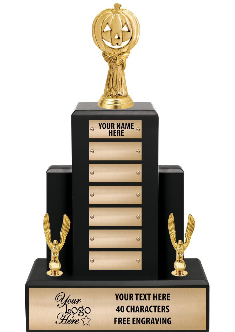 15.75" BLACK WOOD PPTL TROPHY