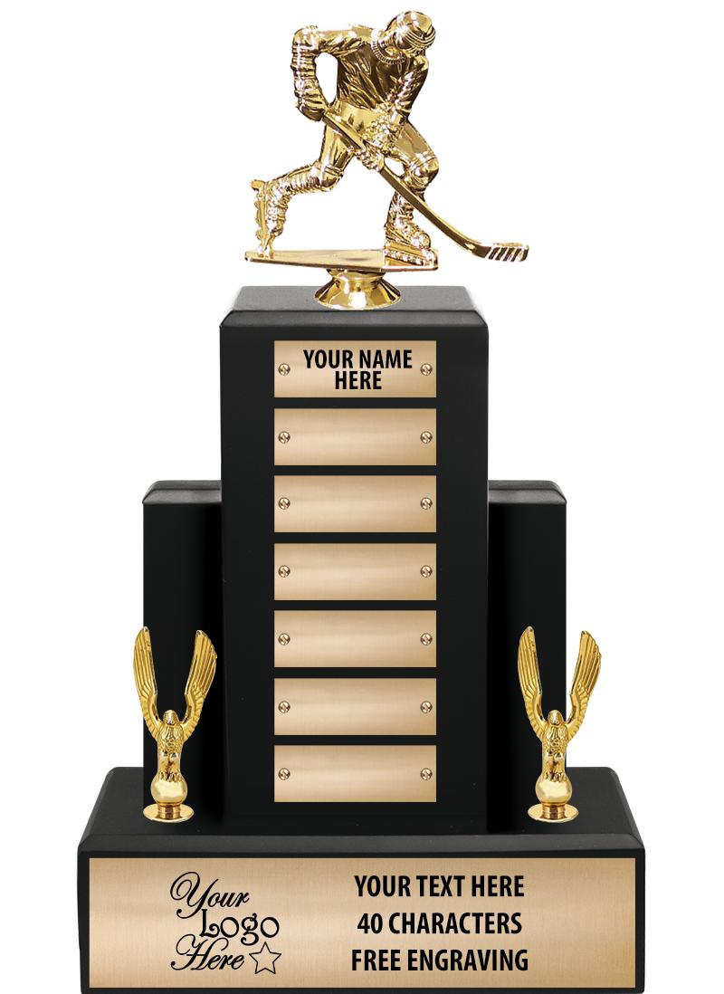 15.75" BLACK WOOD PPTL TROPHY