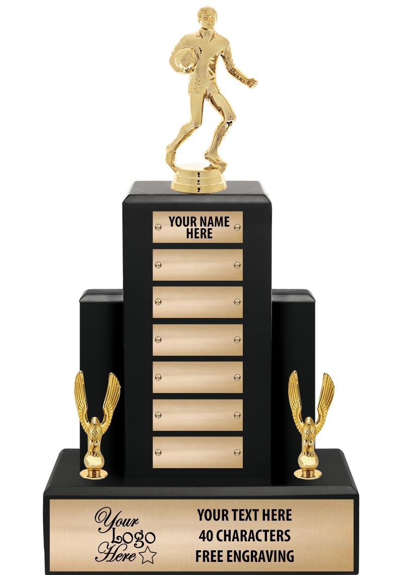 15.75" BLACK WOOD PPTL TROPHY