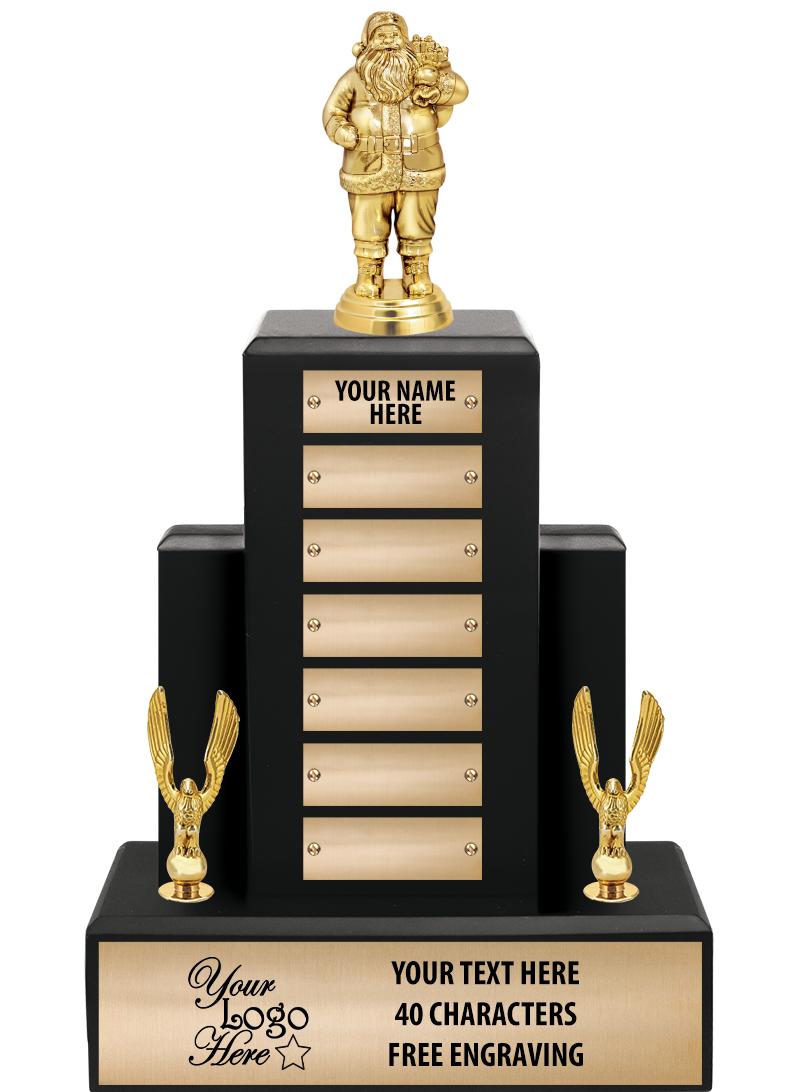 15.75" BLACK WOOD PPTL TROPHY